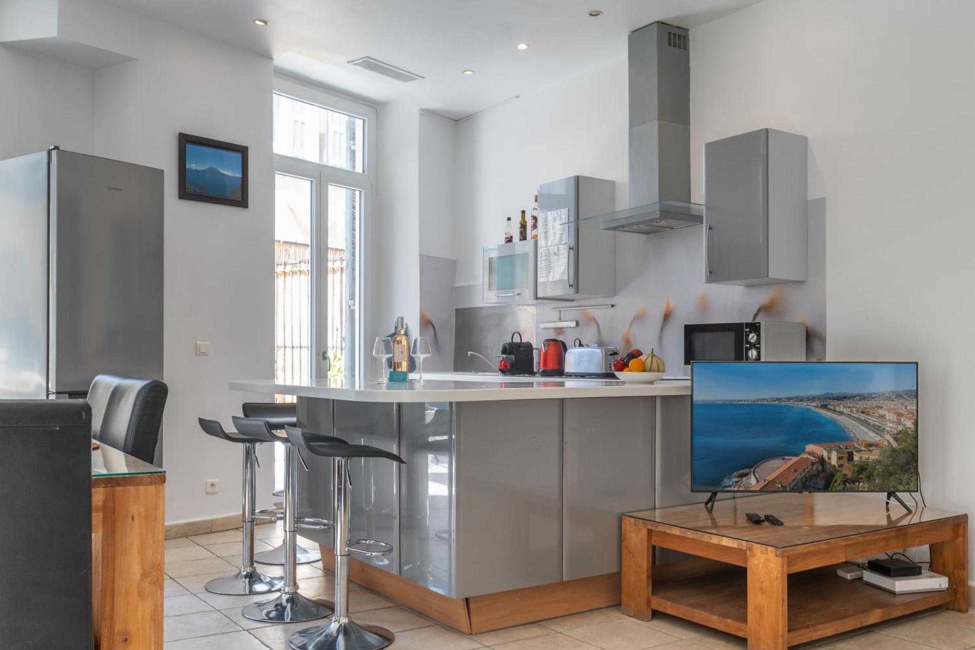 "Le Zen" By Enjoynice, Central Spacious Apartment With Airco, Beach At 10 Min Nice Exterior foto