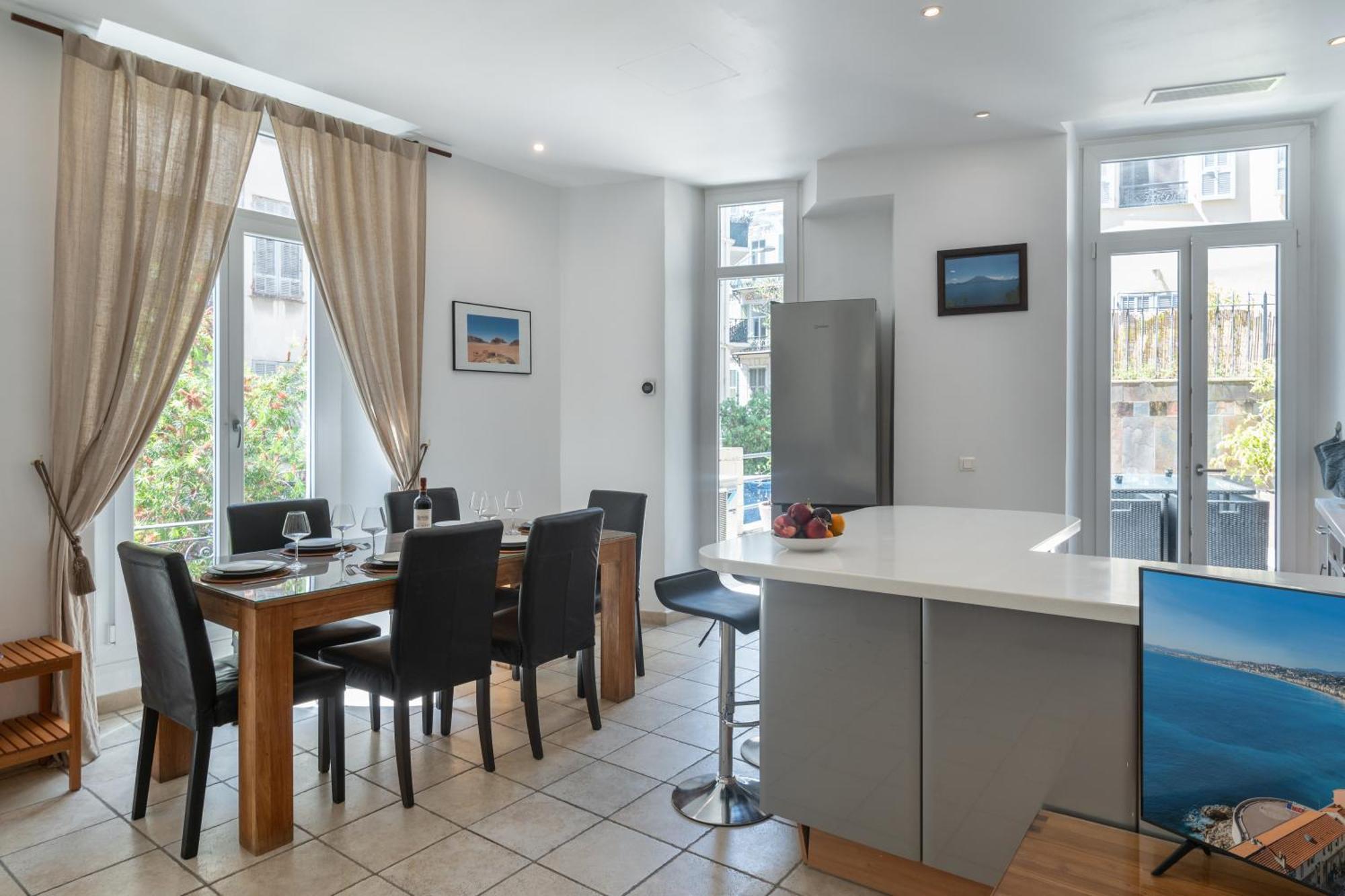 "Le Zen" By Enjoynice, Central Spacious Apartment With Airco, Beach At 10 Min Nice Exterior foto