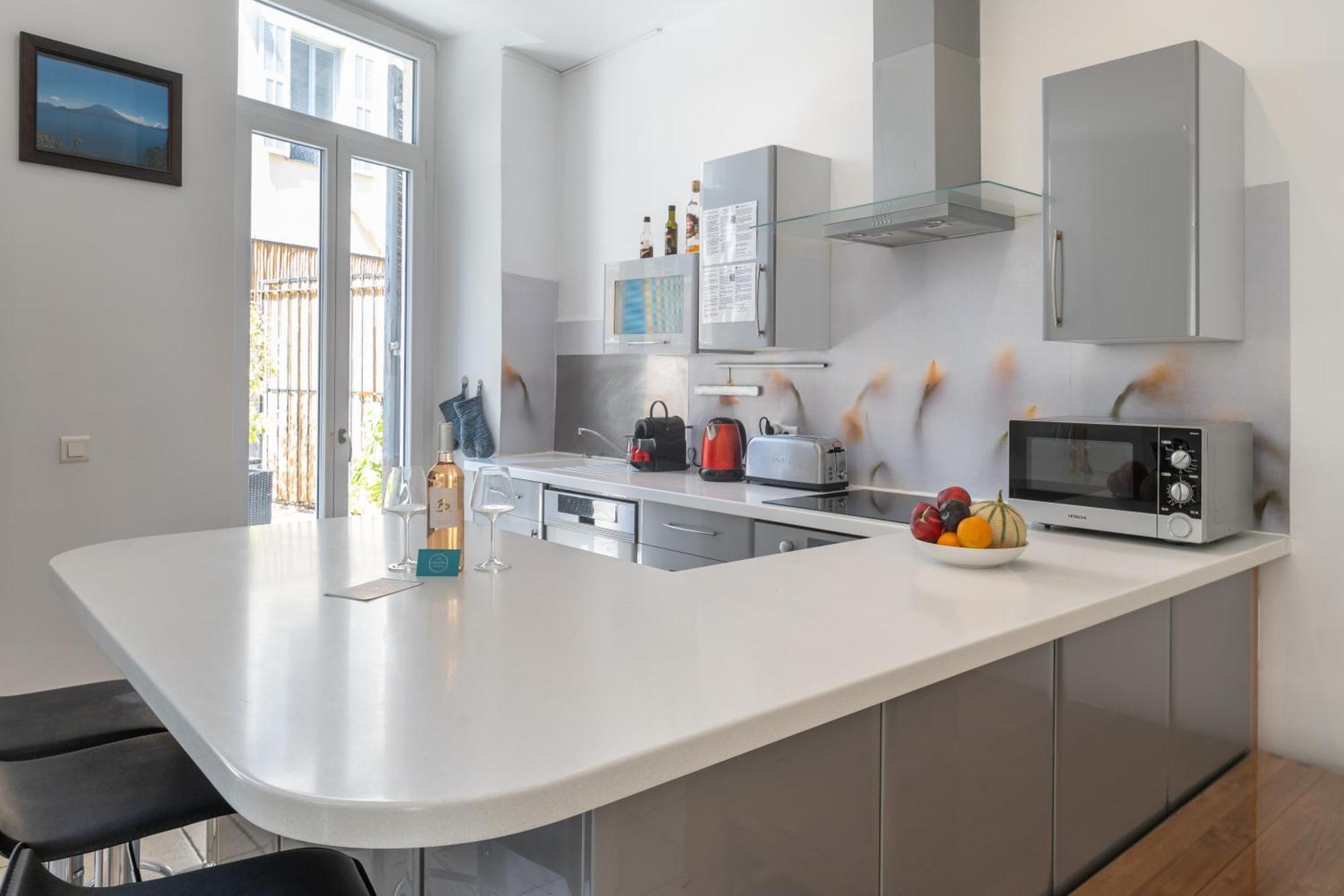 "Le Zen" By Enjoynice, Central Spacious Apartment With Airco, Beach At 10 Min Nice Exterior foto